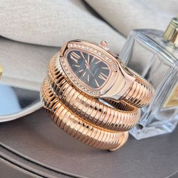 thumbnail for Cross-border new snake watch women's niche bracelet watch elastic band creative quartz watch personality bracelet watch