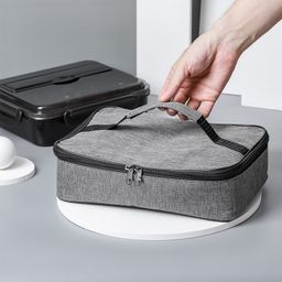 thumbnail for Lunch boxes, insulated bags, portable meal bags, student lunch boxes, lunch boxes, portable lunch bags, thickened and large hand bags
