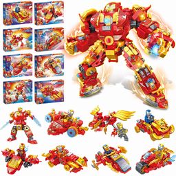 thumbnail for Hot Sale Compatible Lego Assembled Small Building Blocks Campus Surrounding City Fire Robot Children&#039;s Educational Toys Gifts