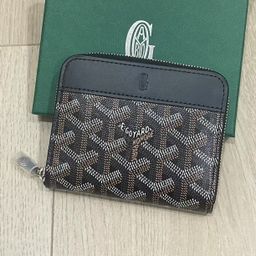 thumbnail for New Goya Dog Tooth Wallet Y Letter Printed Short Zipper Coin Purse Fashionable, Easiest for Match and Convenient Mini Lightweight