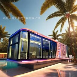 thumbnail for lubancabin Miniature Modular House Hotel Portacabin Smart Prefabricated Space Capsule House