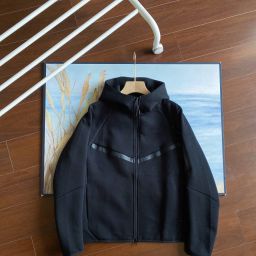 thumbnail for 25 Spring and Autumn Casual Sports Laminated Tech Fieece Technology Zipper Suit Jacket and Sweatpants 950+496