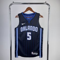 thumbnail for Cross-border Magic Hot Press Basketball Suit No. 5 Bankero No. 20 Fultz No. 22 Wagner No. 1 McGrady NBA Jersey