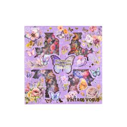 thumbnail for Wheat youth new 100 retro trend stickers suit transparent PET waterproof traceless hand account diy decoration