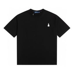 thumbnail for Cross-Border 2026 In-Stock Rl Ralph Lauren Logo Embroidered Unisex Crew Neck Short-Sleeve T-Shirt Versatile Casual Cotton Crew Neck T-Shirt