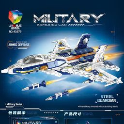 thumbnail for Compatível com tijolos LEGO porta-aviões lutador menino série militar brinquedos educativos de verão atacado