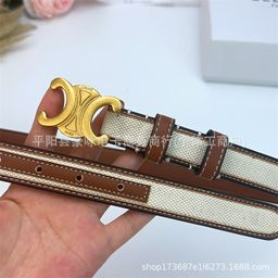 thumbnail for Women's belts 2024 new leather thin belt summer decoration with dress trouser belt