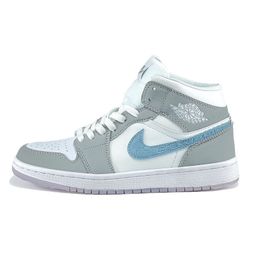thumbnail for AJ Men&#039;s Shoes aj1 Gaobang North Carolina Blue Shoes Men&#039;s and Women&#039;s Putian Casual Shoes Couple Actual Combat Basketball sneaker