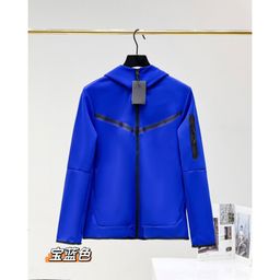 thumbnail for Spring Fall 2024 Casual Sports Cotton Air Layer Hooded Zip Cardigan Men's Jacket 490 Coat