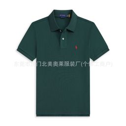 thumbnail for Original single quality Paul Pony Logo Men's Short Sleeve Polo Shirt Cotton Summer Lapel T-Shirt Short Sleeve Men's Polo Shirt