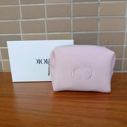thumbnail for The cosmetic bag is detached from the pink and white cosmetic bag, and the space cotton texture is convenient to take the cosmetic storage bag