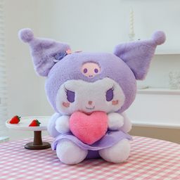 thumbnail for Tanabata New Cupid Kuromi Doll Angel Heart Doll Soft Pillow Plush Toy Teacher Gift