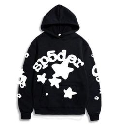 thumbnail for Cross-border sweater 2024 spoder spider web printing hooded pullover sweater casual loose new wholesale