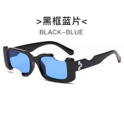 thumbnail for New European and American personality gap sunglasses street shooting catwalk trend sunglasses cross-border fashion men and women sunglasses