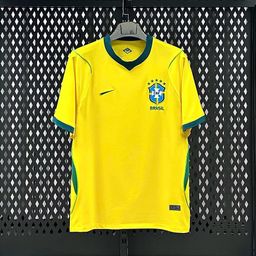 thumbnail for Brazil Team Brazil World Cup Football Uniform National Team Home and Away Jersey Short-Sleeved T-Shirt Cross-Border Dropshipping Customization