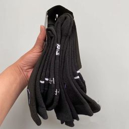 thumbnail for Men's and women's high-top sports cotton socks, student mid-leg trendy socks, winter thickened towel bottom socks, short running socks