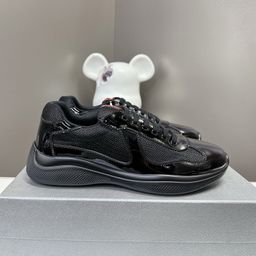 thumbnail for Spot Americas Cup P Home Round Toe Versatile Running Shoes Export Shoes Genuine Leather Flats High Quality Patent Leather Shoes