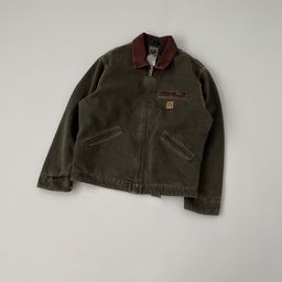 thumbnail for Heavy J97 American Heavy Wash Fall Short Wide Fit Detroit Jacket Cargo Zip Cleanfit Jacket