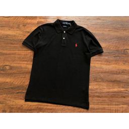 thumbnail for Pony Logo Men&#039s Short-Sleeved Polo Shirt Collared T-Shirt Large Size Loose Embroidered Lapel Men&#039s Half-Sleeved Wholesale White