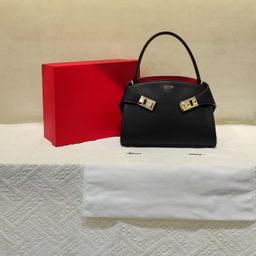 thumbnail for Cross-border women's bag with metal buckle underarm wing bag, same style as F HUG BAG, light luxury color-blocking, high-quality hand-carried crossbody
