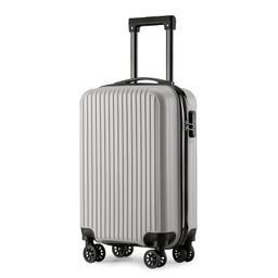 thumbnail for Mala de viagem de 20 polegadas com rodas universais, cadeado de senha, carrinho de presente, para estudantes masculinos e femininos, mala de grande capacidade, venda por atacado do fabricante.
