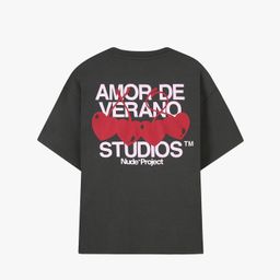thumbnail for 26SS跨境Nudepr潮牌爆品重磅纯棉男女宽松短袖T恤情侣衣服T-shirt