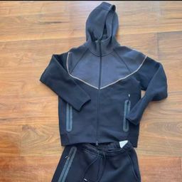 thumbnail for Spring and Autumn 2025 Leisure Sports Breathable Cotton Double Side Zipper Hood Men's 48 Jacket 49 Sweatpants Set