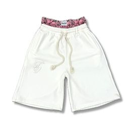 thumbnail for Cross-Border New Summer Double-Waist Shorts High Street Hip-Hop Harajuku Casual Personality Five-Point Pants Drawstring Double-Waist Shorts