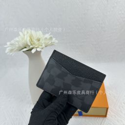 thumbnail for Foreign trade hot sale classic fashion popular European and American wallet card holder multi-functional short card holder with box 60166
