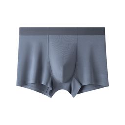 thumbnail for 60 Count Modal Men's Underwear Men's Mulberry Silk Inner 7A Antibacterial Seamless Breathable Boys Boxer Shorts