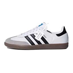 thumbnail for Pure original A brand classic moral training retro board shoes, Samba Thamba clover, men's and women's casual couple sports running shoes, low-top