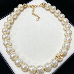 thumbnail for 2026 New Black Beaded Hanging Gold Bead Letter Necklace Fashion Classic Daily Simple Versatile Women's Factory Direct Sale
