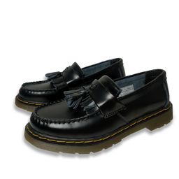 thumbnail for Cross-border new martin shoes, cowhide women's singles, casual stitching, loafers, tassel shoes, couple shoes, FD74954777