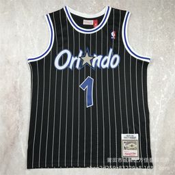thumbnail for In stock hot-pressed Jersey Raptor Spurs 76 people piston warrior Lakers retro embroidered basketball uniform men and women casual