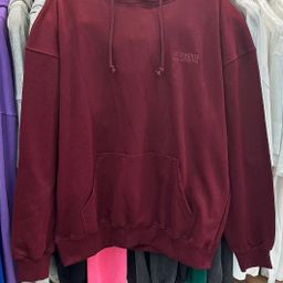 thumbnail for Cross-border European and American Trendy Brand Letter Logo Printing Washed Old Heavy Loose Hoodie Sweater for Men and Women