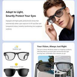 thumbnail for 新款Meta雷朋AI智能眼镜ai识别翻译通话录像高颜值多功能变色镜片