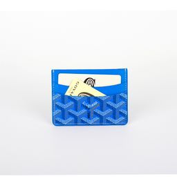 thumbnail for Running volume dog tooth card holder, leather card holder, multi-color optional, unisex simple coin purse, card holder, card holder thin