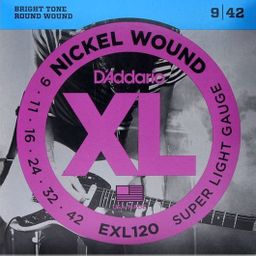 thumbnail for Daddario acoustic guitar strings set of six brass-coated phosphor copper electric guitar strings rust-proof and non-breakable accessories