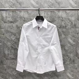 thumbnail for Factory direct TB high quality classic shirt series for men and women with the same casual fashion versatile business long sleeve shirt