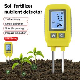thumbnail for Soil nitrogen, phosphorus, and potassium detector, digital four-in-one fertility organic matter trace element fertilizer content tester
