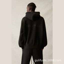 thumbnail for Fog Multi-Thread Essentials Hooded Pullover Sweatshirt Men's Jacket High Street Loose Trendy