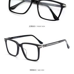 thumbnail for Pure titanium electroplating plate, plate-framed glasses, Jay Chou, big sword, small face, female eyebrows, eyebrows, wire frames, fashionable and plain makeup