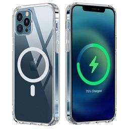thumbnail for Suitable for Apple 16 phone case magsafe magnetic 13 with animation iPhone17 transparent 14 Pro acrylic 15