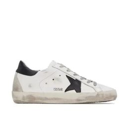 thumbnail for Foreign trade 2025 leather distressed small dirty shoes, men's and women's star shoes, dirty dirty shoes, casual and versatile fashion board shoes, white shoes