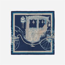 thumbnail for Spot Scarf French Retro Carriage Scarf Square Scarf Women's Digital Print High-end Accompanying Gift Hair Wholesale Scarf