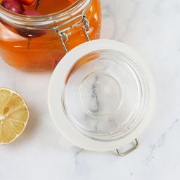 thumbnail for Mason jar sealing jar glass jar silicone sealing gasket food grade clamp jar bottle bayonet bottle with ear silicone gasket