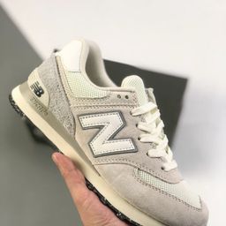thumbnail for Pure original new NB574 sneakers, summer breathable men's and women's running shoes, stone island couple casual co-branded board shoes