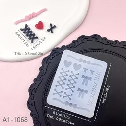 thumbnail for DIY crystal gel coating, various mini silicone molds, phone cases, small accessories, headwear decorative molds, baking molds
