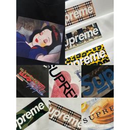 thumbnail for 26 European and American street fashion brand FW25 Snow White Tee Snow White short-sleeve T-shirt Cashew Cross T-shirt