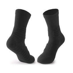 thumbnail for Professional Sports Socks Mesh Breathable Men&#039s Non-slip Thickened Towel Bottom Sweat-absorbent Children&#039s Mid-tube Socks Elite Basketball Socks
